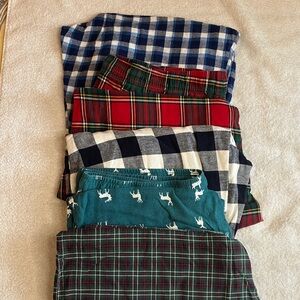 Lot of 5 men’s pajama pants